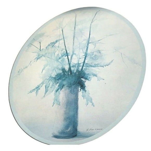 1930’s Water Color Floral Matted Frames Plexiglass Signed Painting‎ G. Giuliani - Picture 2 of 8